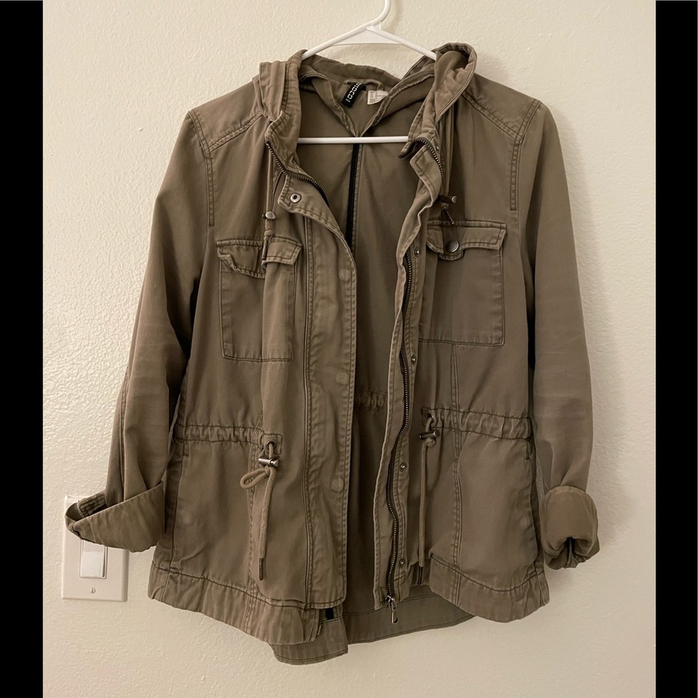 H&M Green Utility Jacket